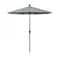 California Umbrella 7.5' Bronze Aluminum Market Patio Umbrella, Sunbrella Gateway Mist 194061338179 - alternate 1